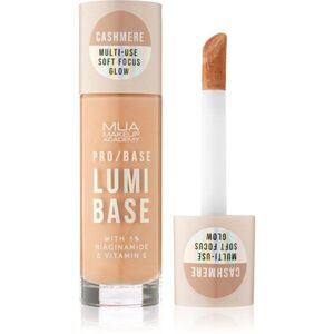 MUA Makeup Academy PRO/BASE Lumi Base élénkítő sminkalap a make - up alá árnyalat Cashmere (Warm) 33 ml kép
