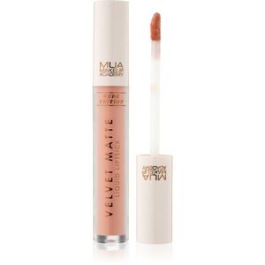 MUA Makeup Academy Velvet Matte Nude Edition mattító folyékony rúzs árnyalat Tempting 3 ml kép