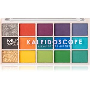 MUA Makeup Academy Eyeshadow Collection 15 Shade Palette szemhéjfesték paletta árnyalat Kaleidoscope 12 g kép