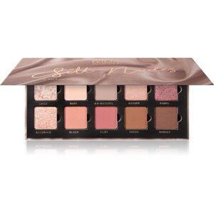 MUA Makeup Academy Eyeshadow Collection 10 Shade Palette szemhéjfesték paletta árnyalat Silk Nudes 11 g kép