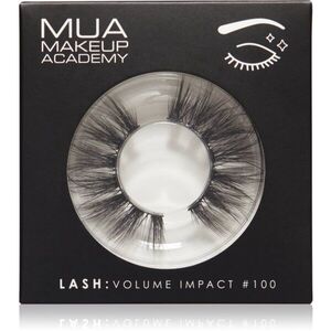 MUA Makeup Academy Lashes Volume Impact műszempillák típus #100 1 pár kép