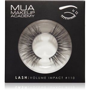 MUA Makeup Academy Lashes Volume Impact műszempillák típus #110 1 pár kép
