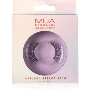 MUA Makeup Academy Lashes Natural Effect műszempillák típus #110 1 pár kép