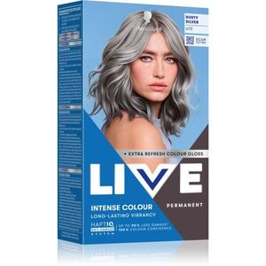 Schwarzkopf LIVE Intense Colour tartós hajfesték árnyalat U72 Dusty Silver 1 db kép