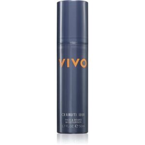 Cerruti 1881 Vivo arc és szakáll hidratáló krém uraknak 50 ml kép
