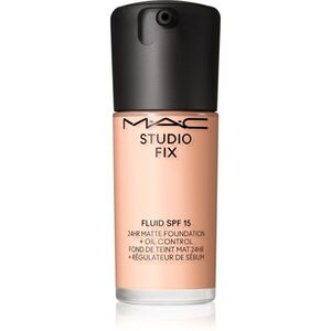 MAC Cosmetics Studio Fix Fluid SPF 15 24HR Matte Foundation + Oil Control mattító alapozó SPF 15 árnyalat N12 30 ml kép
