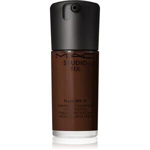 MAC Cosmetics Studio Fix Fluid SPF 15 24HR Matte Foundation + Oil Control mattító alapozó SPF 15 árnyalat NW63 30 ml kép