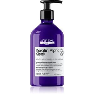 L’Oréal Professionnel Serie Expert Keratin Alpha Sleek sampon a sima megjelenésű frizuráért 500 ml kép