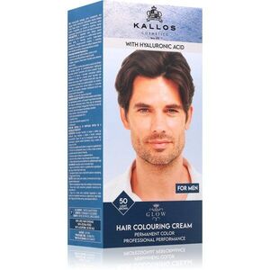 Kallos Glow Lasting Cream Colour tartós hajfesték uraknak árnyalat Light Brown 60 ml kép