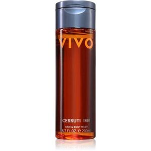 Cerruti 1881 Vivo tusfürdő gél testre és hajra uraknak 200 ml kép