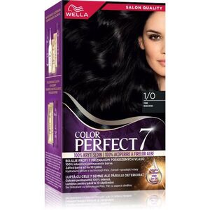 Wella Color Perfect hajfesték árnyalat 1/0 Infinite Black 1 db kép