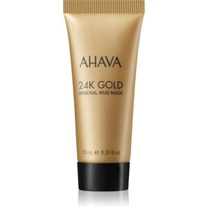 AHAVA Mineral Mud 24K Gold ásványi iszap maszk 24 karátos arannyal 15 ml kép