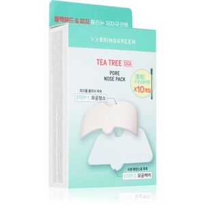BRINGGREEN Tea Tree Cica Pore Nose Strip tapasz problémás bőrre az orra 5 db kép