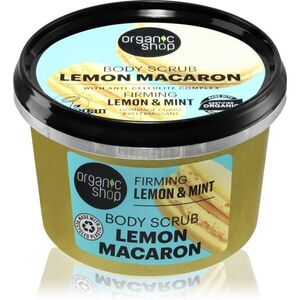 Organic Shop Lemon Macaron bőrfeszesítő testradír 250 ml kép