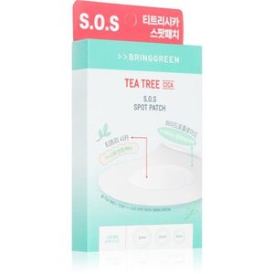 BRINGGREEN Tea Tree Cica SOS Spot Patch tapasz problémás bőrre nyugtató hatással 100 db kép
