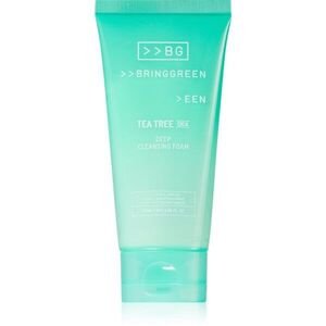 BRINGGREEN Tea Tree Cica Deep Cleansing Foam mélyisztító hab nyugtató hatással 120 ml kép