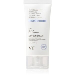 VT Cosmetics Mushroom Airy Sun Cream védőkrém az egész arcra hidratáló hatással SPF 50+ 50 ml kép