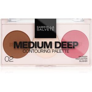Gabriella Salvete Contouring Palette Púderes highlight és kontúr paletta árnyalat 02 Medium Deep 9 g kép