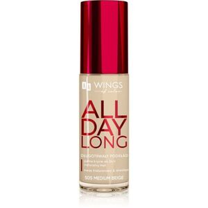 AA Wings of Color All Day Long Long Lasting Foundation tartós alapozó árnyalat 505 Medium Beige 30 ml kép