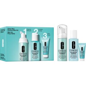 Clinique Mini Kit Clear Skin Routine ajándékszett a bőr tökéletes tisztításához kép
