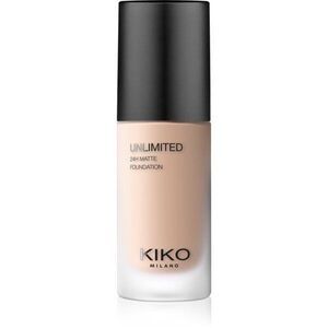 KIKO Milano Unlimited 24H Matte tartós matt alapozó hialuronsavval árnyalat 4 NR Neutral Rose 30 ml kép