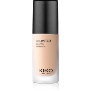 KIKO Milano Unlimited 24H Matte tartós matt alapozó hialuronsavval árnyalat 2 WG Warm Gold 30 ml kép