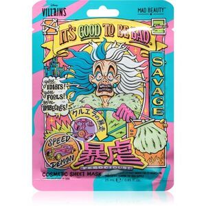 Mad Beauty Disney Villains Cruella tápláló gézmaszk 25 ml kép