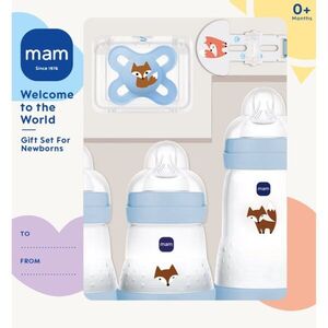 MAM Welcome to the World 0m+ ajándékszett újszülötteknek Blue 1 db kép