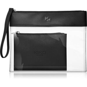 KIKO Milano Transparent Beauty Case átlátszó kozmetikai táska tokkal 001 Black 1 db kép