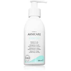 Synchroline Aknicare Cleanser tisztító gél a faggyú termelődés ellen problémás és pattanásos bőrre 200 ml kép