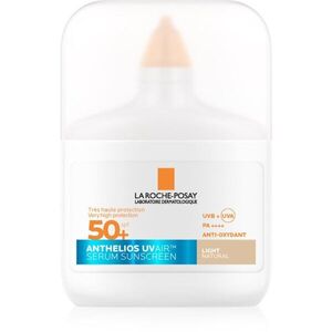 La Roche-Posay Anthelios UV Air Serum Sunscreen védő szérum minden bőrtípusra SPF 50+ Light Natural 50 ml kép