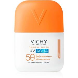 Vichy Capital Soleil UV Aqua védő és tonizáló folyadék arcra hidratáló hatással SPF 50 50 ml kép