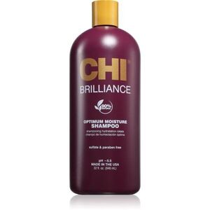 CHI Brilliance Optimum Moisture Shampoo hidratáló sampon a fénylő és selymes hajért 946 ml kép