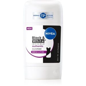 NIVEA Black & White Authentic izzadásgátló stift 72 óra 50 ml kép
