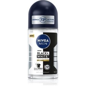 NIVEA MEN Black & White Epic Night golyós dezodor roll-on 72 óra 50 ml kép