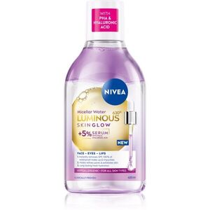 NIVEA Luminous Skin Glow tisztító micellás víz az élénk bőrért 400 ml kép