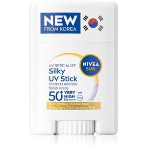 NIVEA SUN Silky UV Stick napozó krém stift SPF 50+ 15 g kép