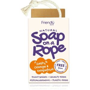 Friendly Soap Soap on a Rope Orange & Grapefruit természetes szappan zsinóron 95 g kép