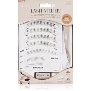 KISS Lash Atelier Desing Kit ragasztható tincses műszempillák ragasztóval 01 1 db kép