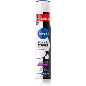 NIVEA Black & White Authentic izzadásgátló spray 72 óra 200 ml kép