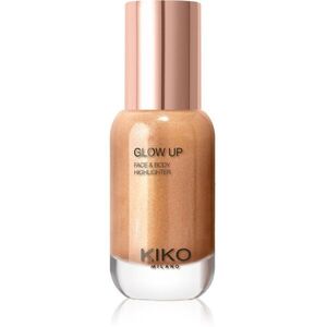 KIKO Milano Glow Up folyékony bőrélénkítő arcra és testre árnyalat 02 Copper 30 ml kép