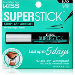 KISS Superstick Extended Wear műszempilla ragasztó Black 4.8 g kép
