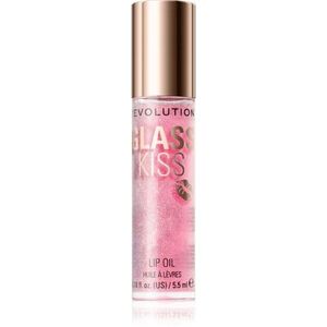 Revolution Glass Kiss csillogó olaj az ajkakra árnyalat Fairytale Peach 5.5 ml kép