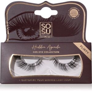 SOSU Cosmetics Hidden Agenda Fox Eye Collection műszempillák árnyalat Flirty 1 db kép