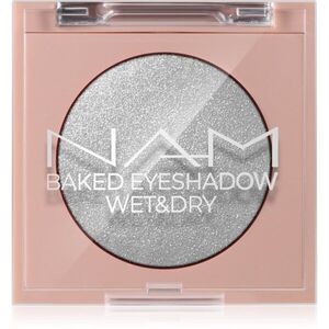 NAM Baked Eyeshadow csillogó szemhéjfesték árnyalat 02 Silver Lining 4 g kép