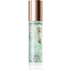 Revolution Glass Kiss csillogó olaj az ajkakra árnyalat Pixiedust Green 5.5 ml kép