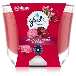 GLADE Luscious Cherry & Peony illatgyertya 204 g kép