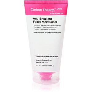 Carbon Theory Anti-Breakout Facial Moisturiser hidratáló arckrém a bőr tökéletlenségei ellen 100 ml kép