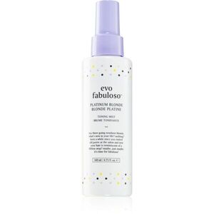 EVO Fabuloso Platinum Blonde Ton Mist haj spray semlegesíti a sárgás tónusokat 140 ml kép