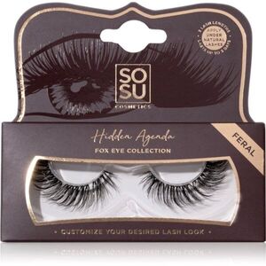 SOSU Cosmetics Hidden Agenda Fox Eye Collection műszempillák árnyalat Feral 1 db kép